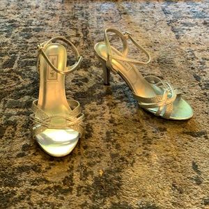 Brand new silver high heels